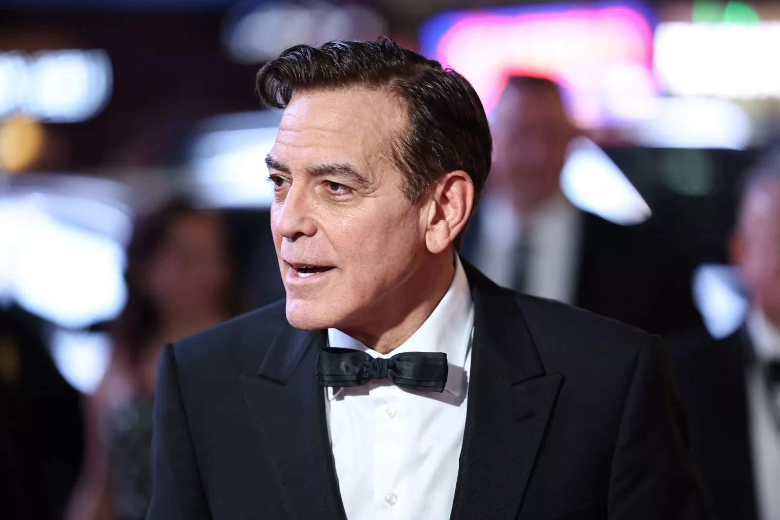 George Clooney durante su obra en Broadway