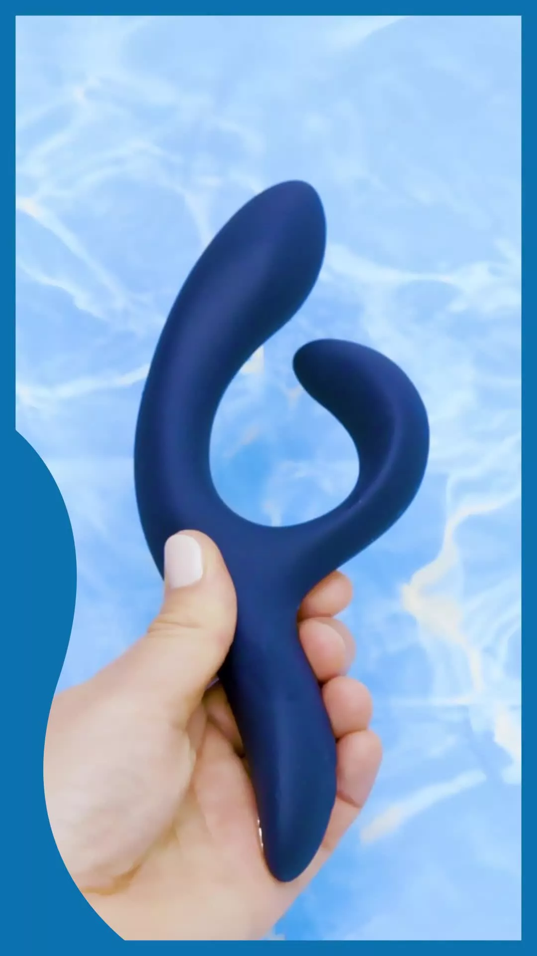 The We-Vibe Nova 2 is fully waterproof, so you can enjoy it in the shower or bath.
