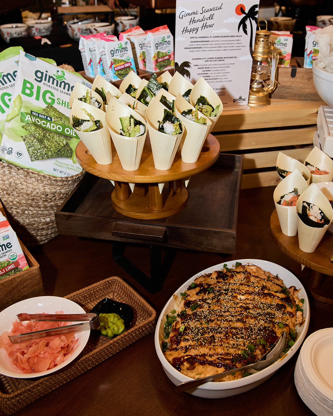 Horneado de Sushi de Salmón