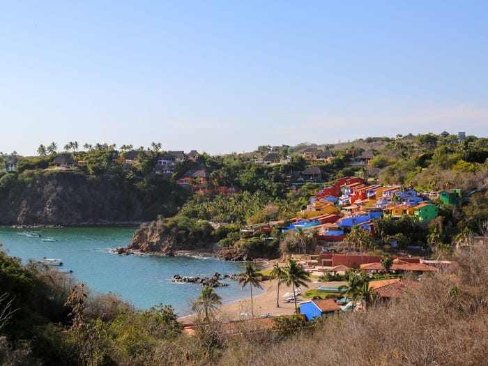 Las casitas en Careyes.