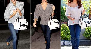 Sabemos que te encanta: Eva Longoria y su bolso Ferragamo