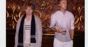 Ruppert Grint y Tom Felton (aka Ron Weasley y Draco Malfoy) ahora, modelos