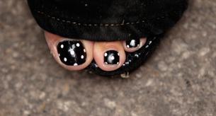 Sarah Palin y su pedicura