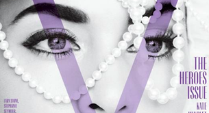 Kate Winslet como Elisabeth Taylor en la portada de la revista V