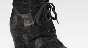 Las zapatillas con el tacón integrado