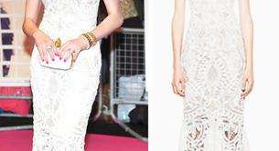 Anne Hathaway con un total look de Alexander McQueen