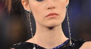 Ojos muy marcados en el desfile de Chanel