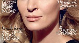 Uma Thurman en su peor portada, la Harper's Bazaar inglesa