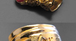 Esta es la versión San Valentín del anillo Arty de Yves Saint Laurent