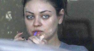Día de mala cara para Mila Kunis