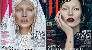 Kate Moss y su par de portadas para W Magazine