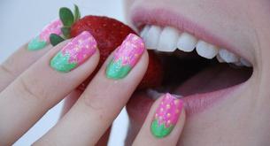 Manicura de fresas 