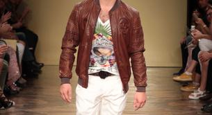 Ed Westwick, Chuck Bass, modelo por un día en la Semana de la Moda Masculina de Milán