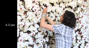 Un millón de flores para el desfile de Christian Dior