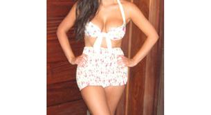 Kim Kardashian fan de los bikinis retro