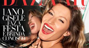 Gisele Bündchen celebra el primer aniversario de Harper's Bazaar