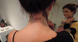 Selena Gomez ahora luce tattoo en el cuello