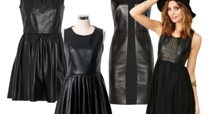 Vestidos de cuero para despedir el año 