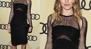 Kate Bosworth de negro en la fiesta de Audi por los Globos de Oro 2013 
