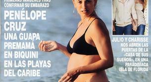 Penélope Cruz pillada en bikini durante su segundo embarazo 