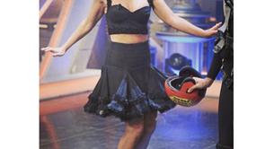 Paula Echevarria apuesta por el crop top para acudir al Hormiguero 