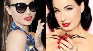 Famosas con los labios rojos 