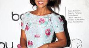 Paula Echevarría de Oscar de la Renta en la fiesta de Bambú 