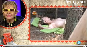 Karmele Marchante, pillada en topless en Campamento de Verano 