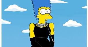 Marge Simpson vestida de los mejores diseñadores de moda