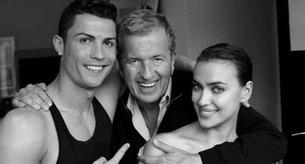 Irina Shayk y Cristiano Ronaldo, posan para Vogue