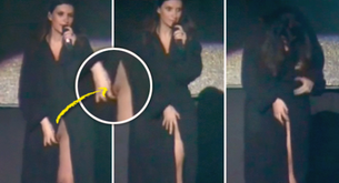 Laura Pausini sin bragas en un concierto