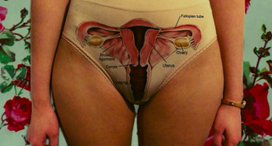 Ropa interior con dibujos de anatomía íntima