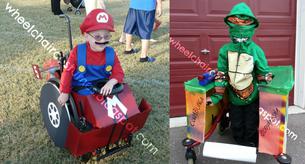Una madre crea cada Halloween un original disfraz para su hijo en silla de ruedas