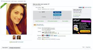 ¡Subasta a su hermana en Ebay para encontrarle novio!