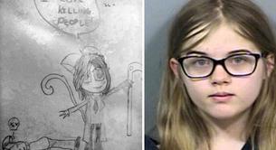 Así son los aterradores dibujos de una niña asesina