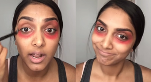 Eliminar las ojeras con pintalabios rojo: ¡el truco definitivo!