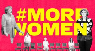 Esta campaña borra a los hombres con Photoshop para reclamar más mujeres en el poder