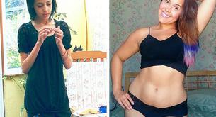 Orgullosa de sus curvas tras superar la anorexia