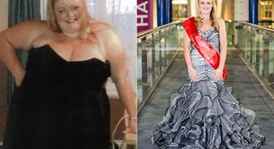 Recibe el premio a la mujer que más peso a perdido en 2015