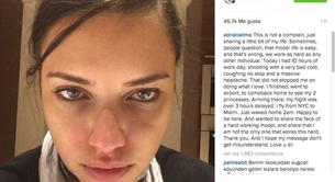 El post de Adriana Lima que explica lo que realmente significa ser modelo