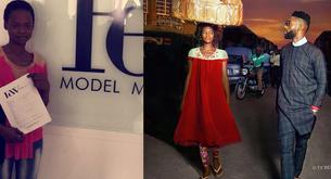 Una vendedora de pan se cuela en una foto por error y acaba siendo modelo