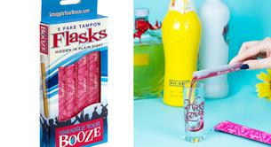 Los tampones falsos para esconder alcohol están de moda