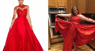 Cuando crees que has comprado el vestidos de tus sueños... y recibes esto