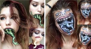 Lo que hace esta artista del maquillaje te pondrá los vellos de punta