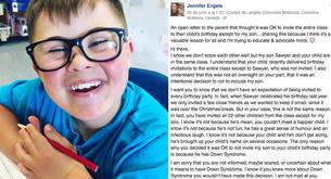 La demoledora carta de una madre al saber por qué su hijo no fue invitado a un cumpleaños