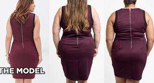 Modelos de talla grande Vs. Mujeres de talla grande: así les queda la ropa