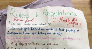La ingeniosa carta de una niña de 11 años a un compañero que la acosaba