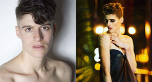 Esta modelo deslumbra en las pasarelas femeninas y masculinas