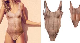 El bañador peludo de moda para confundir a los mirones en la playa
