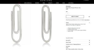 Un clip de Prada que cuesta 163€: la última locura de la moda